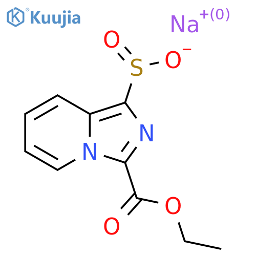 Sodium 3-(ethoxycarbonyl)imidazo[1,5-a]pyridine-1-sulfinate structure