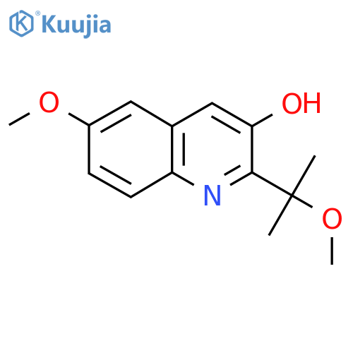 6-Methoxy-2-(2-methoxypropan-2-yl)quinolin-3-ol structure