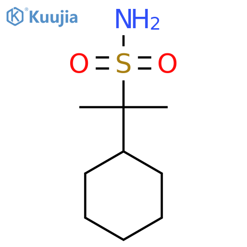 2-cyclohexylpropane-2-sulfonamide structure