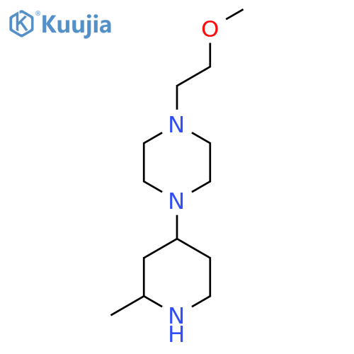 1-(2-Methoxyethyl)-4-(2-methylpiperidin-4-yl)piperazine structure