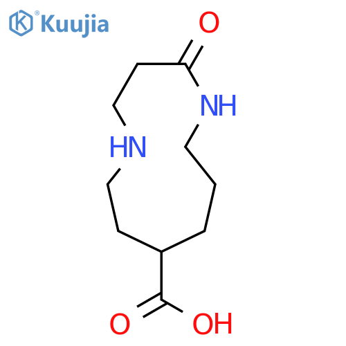 1,5-Diazacycloundecane-8-carboxylic acid, 2-oxo- structure