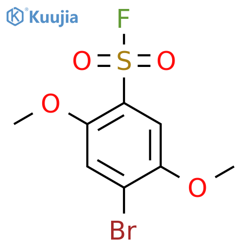 4-Bromo-2,5-dimethoxybenzene-1-sulfonyl fluoride structure