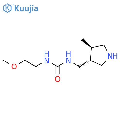 Urea, N-(2-methoxyethyl)-N'-[[(3R,4R)-4-methyl-3-pyrrolidinyl]methyl]-, rel- structure