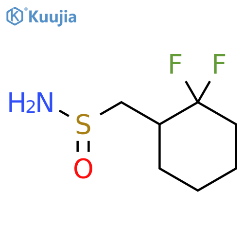(2,2-Difluorocyclohexyl)methanesulfinamide structure