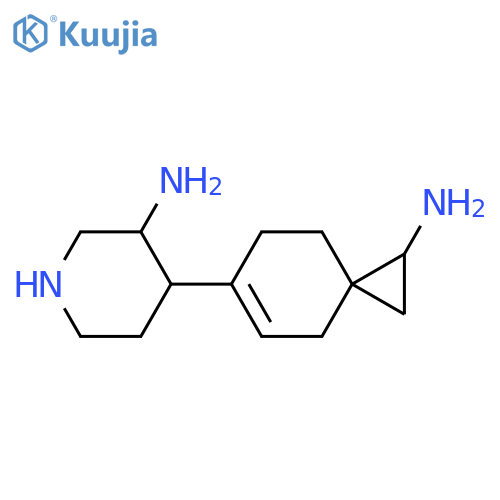3-Piperidinamine, 4-(1-aminospiro[2.5]oct-5-en-6-yl)- structure