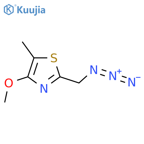2-(Azidomethyl)-4-methoxy-5-methyl-1,3-thiazole structure