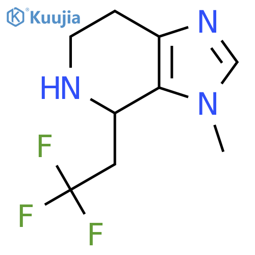 3-methyl-4-(2,2,2-trifluoroethyl)-3H,4H,5H,6H,7H-imidazo4,5-cpyridine structure
