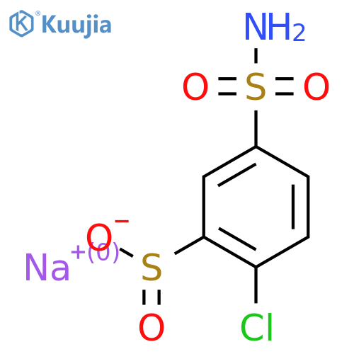 Sodium 2-chloro-5-sulfamoylbenzene-1-sulfinate structure