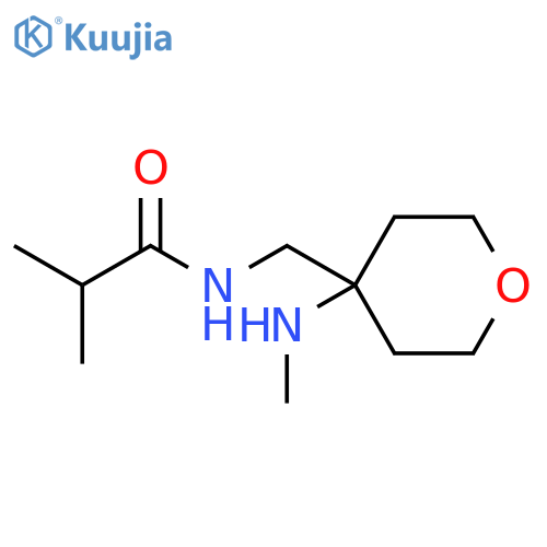 Propanamide, 2-methyl-N-[[tetrahydro-4-(methylamino)-2H-pyran-4-yl]methyl]- structure