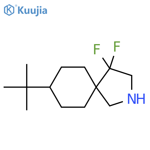 8-tert-butyl-4,4-difluoro-2-azaspiro4.5decane structure