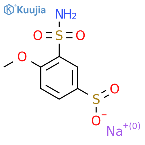 Sodium 4-methoxy-3-sulfamoylbenzene-1-sulfinate structure