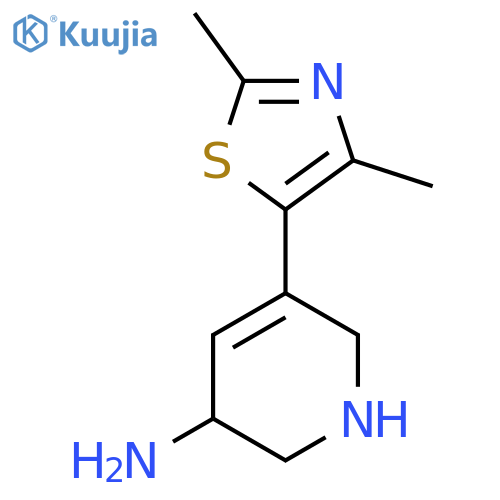 5-(Dimethyl-1,3-thiazol-5-yl)-1,2,3,6-tetrahydropyridin-3-amine structure