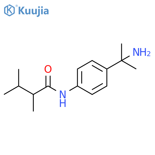 Butanamide, N-[4-(1-amino-1-methylethyl)phenyl]-2,3-dimethyl- structure