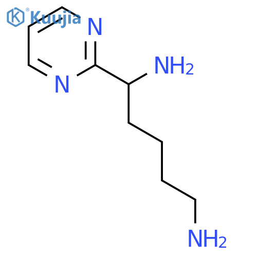 1-(pyrimidin-2-yl)pentane-1,5-diamine structure