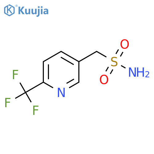 6-(trifluoromethyl)pyridin-3-ylmethanesulfonamide structure