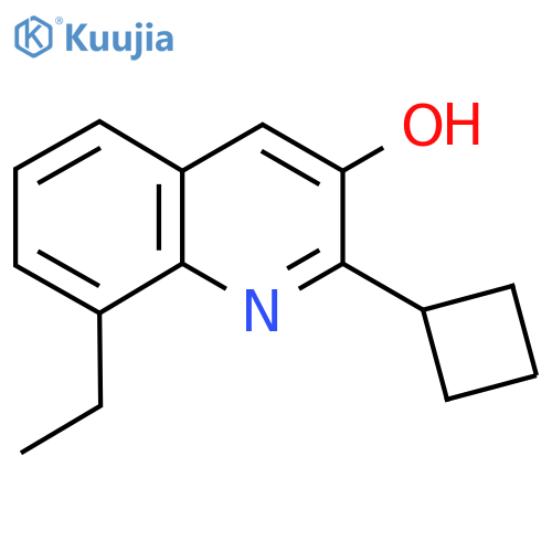 2-Cyclobutyl-8-ethylquinolin-3-ol structure