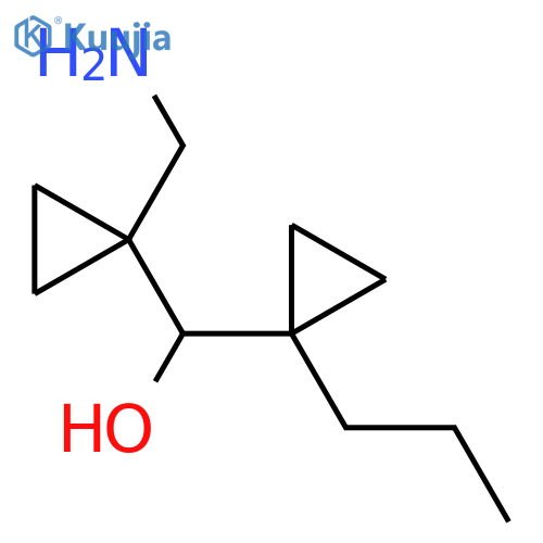 Cyclopropanemethanol, α-[1-(aminomethyl)cyclopropyl]-1-propyl- structure