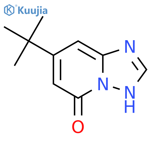 7-tert-butyl-1,2,4triazolo1,5-apyridin-5-ol structure