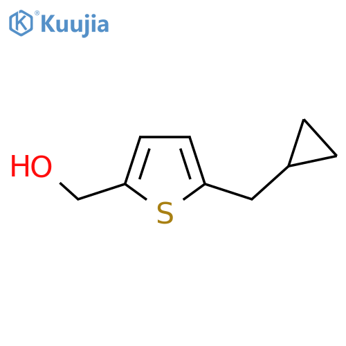 [5-(Cyclopropylmethyl)thiophen-2-yl]methanol structure