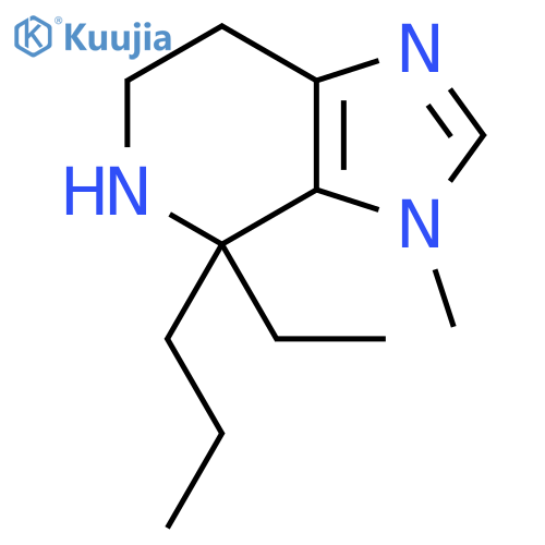 4-ethyl-3-methyl-4-propyl-3H,4H,5H,6H,7H-imidazo4,5-cpyridine structure