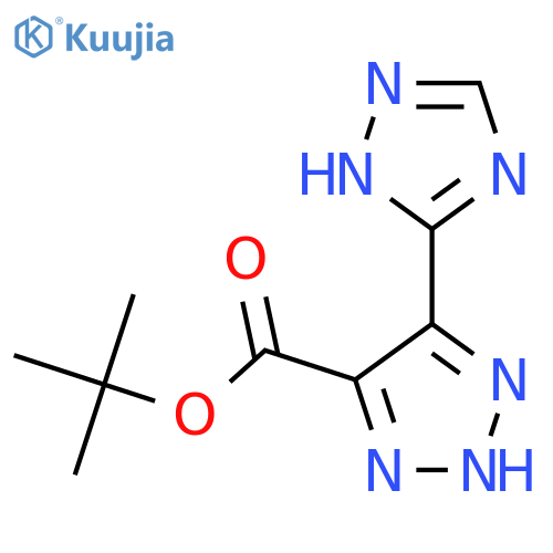 tert-butyl 5-(1H-1,2,4-triazol-3-yl)-1H-1,2,3-triazole-4-carboxylate structure