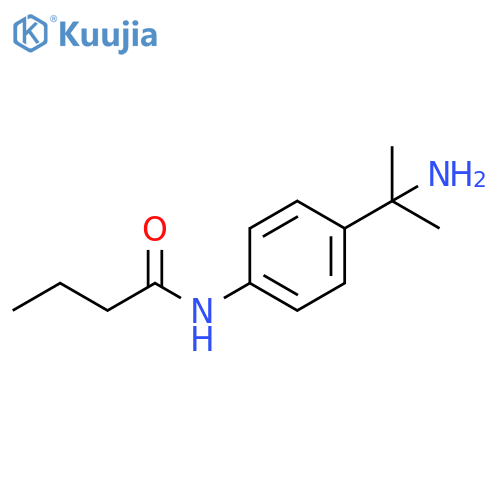 Butanamide, N-[4-(1-amino-1-methylethyl)phenyl]- structure