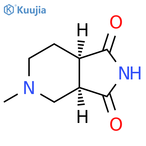 1H-Pyrrolo[3,4-c]pyridine-1,3(2H)-dione, hexahydro-5-methyl-, (3aR,7aR)-rel- structure