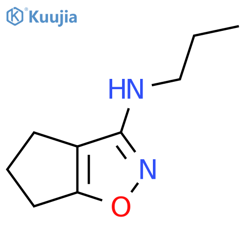 N-propyl-4H,5H,6H-cyclopenta[d][1,2]oxazol-3-amine structure
