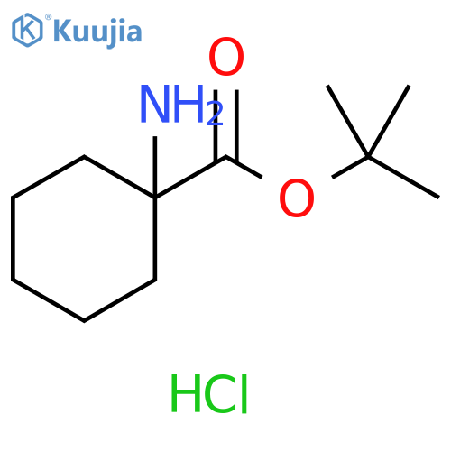 tert-butyl 1-aminocyclohexane-1-carboxylate hydrochloride structure