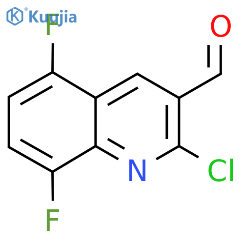 2-Chloro-5,8-difluoroquinoline-3-carbaldehyde structure