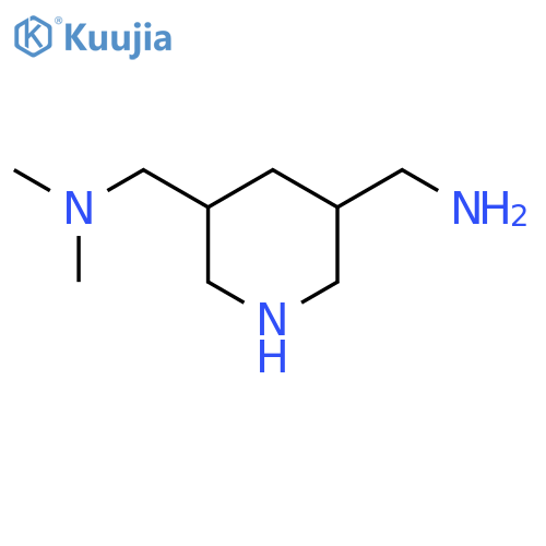 3,5-Piperidinedimethanamine, N3,N3-dimethyl- structure