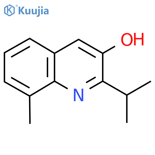 8-Methyl-2-(propan-2-yl)quinolin-3-ol structure