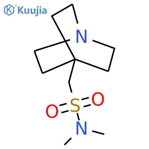 1-{1-azabicyclo[2.2.2]octan-4-yl}-N,N-dimethylmethanesulfonamide structure