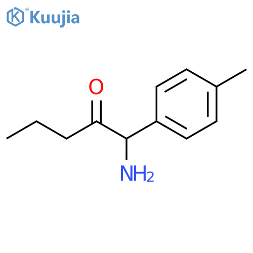 2-Pentanone, 1-amino-1-(4-methylphenyl)- structure