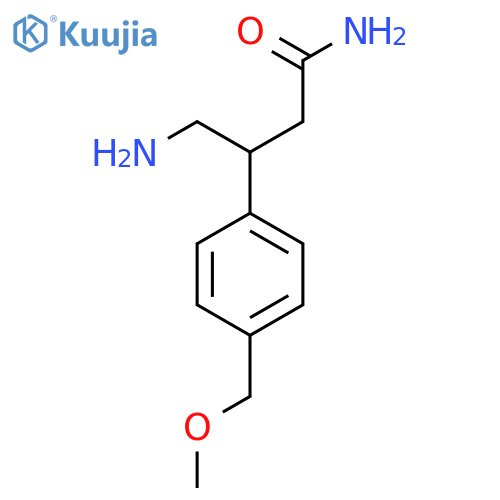 4-Amino-3-[4-(methoxymethyl)phenyl]butanamide structure