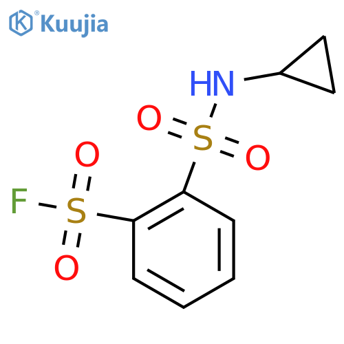 2-(Cyclopropylsulfamoyl)benzene-1-sulfonyl fluoride structure