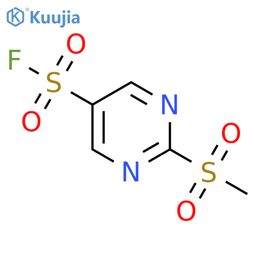 2-Methanesulfonylpyrimidine-5-sulfonyl fluoride structure