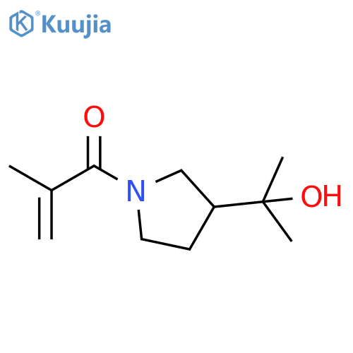 2-Propen-1-one, 1-[3-(1-hydroxy-1-methylethyl)-1-pyrrolidinyl]-2-methyl- structure