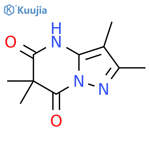 5-hydroxy-2,3,6,6-tetramethyl-6H,7H-pyrazolo1,5-apyrimidin-7-one structure