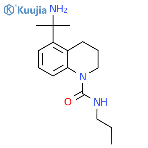 5-(2-aminopropan-2-yl)-N-propyl-1,2,3,4-tetrahydroquinoline-1-carboxamide structure