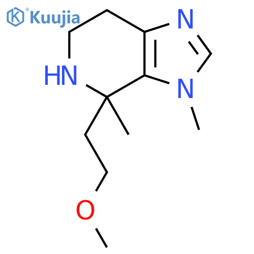 4-(2-methoxyethyl)-3,4-dimethyl-3H,4H,5H,6H,7H-imidazo4,5-cpyridine structure