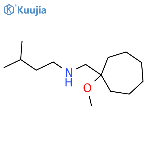 (1-methoxycycloheptyl)methyl(3-methylbutyl)amine structure