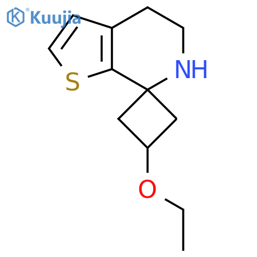 3-ethoxy-5',6'-dihydro-4'H-spirocyclobutane-1,7'-thieno2,3-cpyridine structure