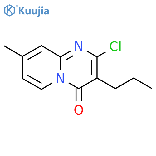 2-chloro-8-methyl-3-propyl-4H-pyrido1,2-apyrimidin-4-one structure