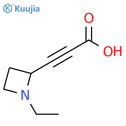 2-Propynoic acid, 3-(1-ethyl-2-azetidinyl)- structure