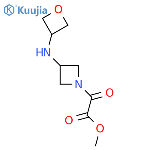 Methyl 2-{3-[(oxetan-3-yl)amino]azetidin-1-yl}-2-oxoacetate structure