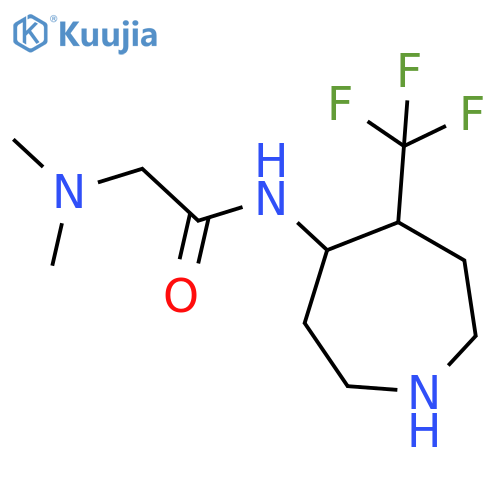 2-(dimethylamino)-N-[5-(trifluoromethyl)azepan-4-yl]acetamide structure