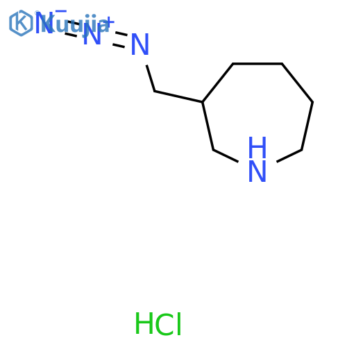 3-(Azidomethyl)azepane hydrochloride structure