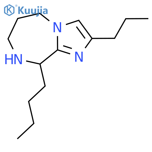 9-butyl-2-propyl-5H,6H,7H,8H,9H-imidazo[1,2-a][1,4]diazepine structure