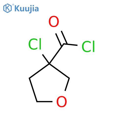 3-chlorooxolane-3-carbonyl chloride structure